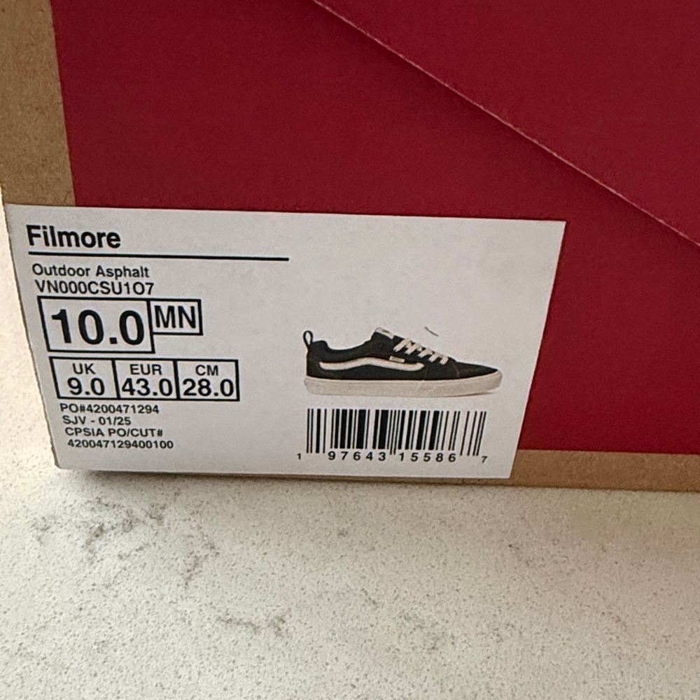 Vans Filmore outdoor asphalt Size 10 Men’s - Picture 2 of 3